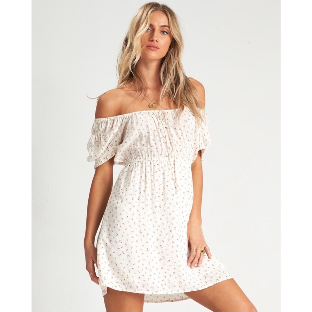 Billabong Floral Embroidered Dress